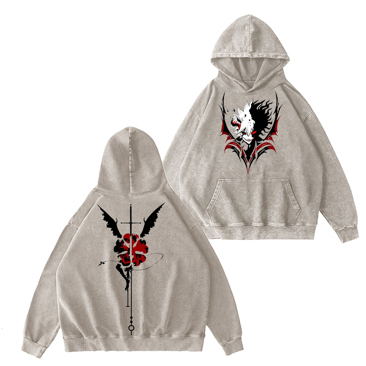 Black Clover Vintage washed T-shirt/Crewneck/Hoodie