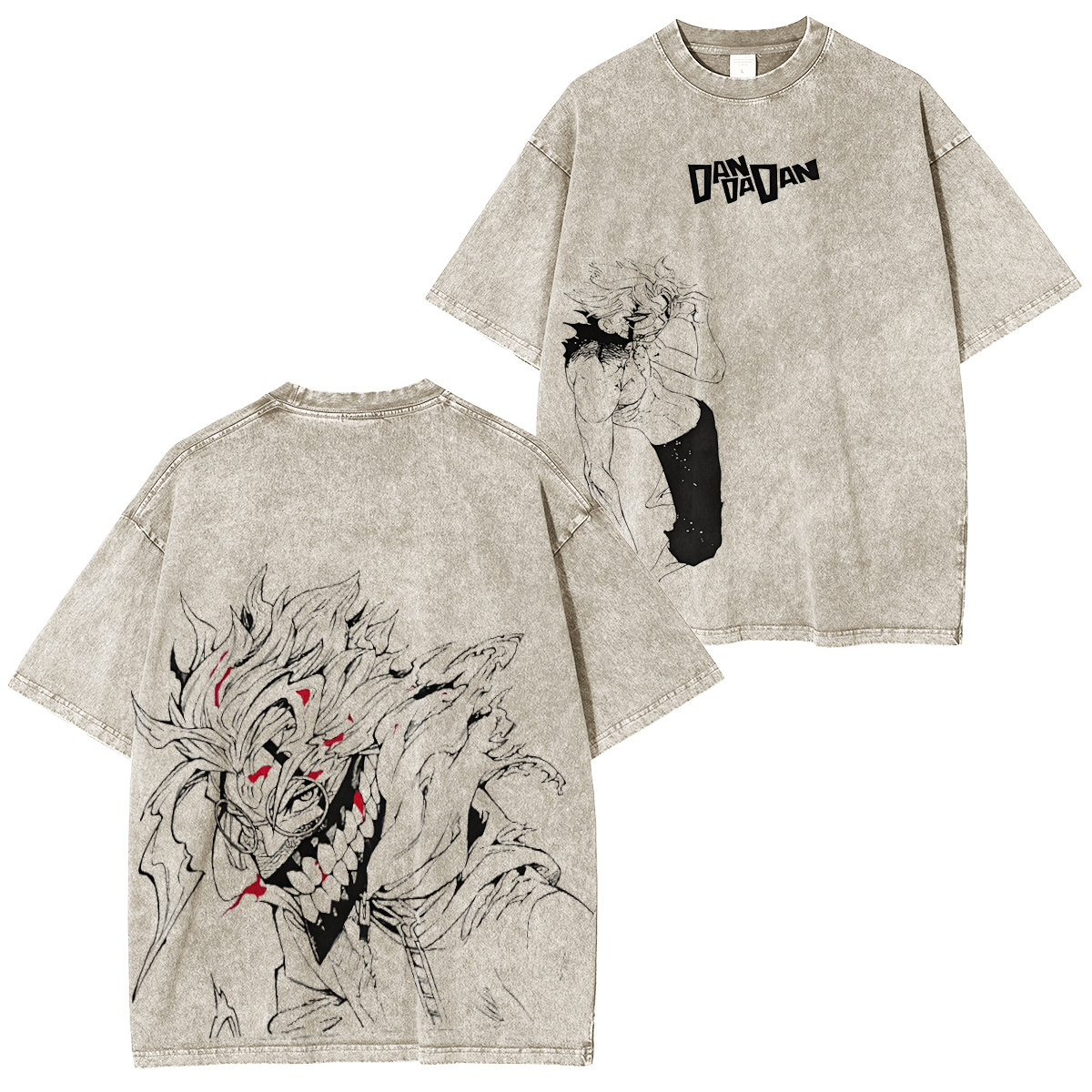 Dandadan Vintage Retro Wash Tee