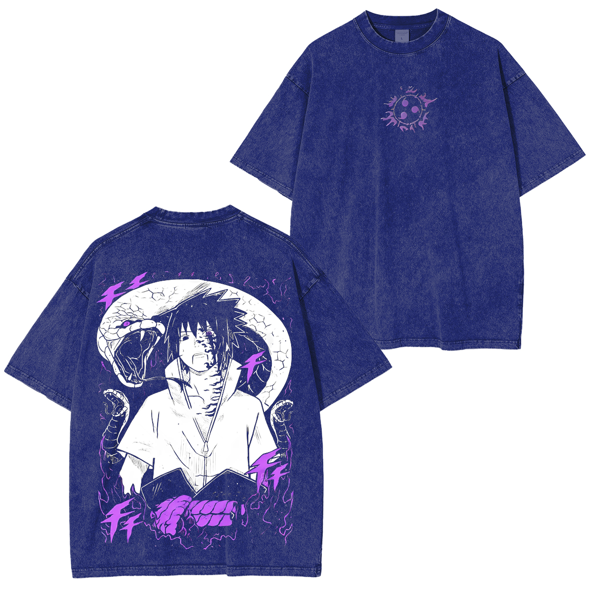 Sasuke Uchiha  Naruto Vintage Oversized T-Shirt