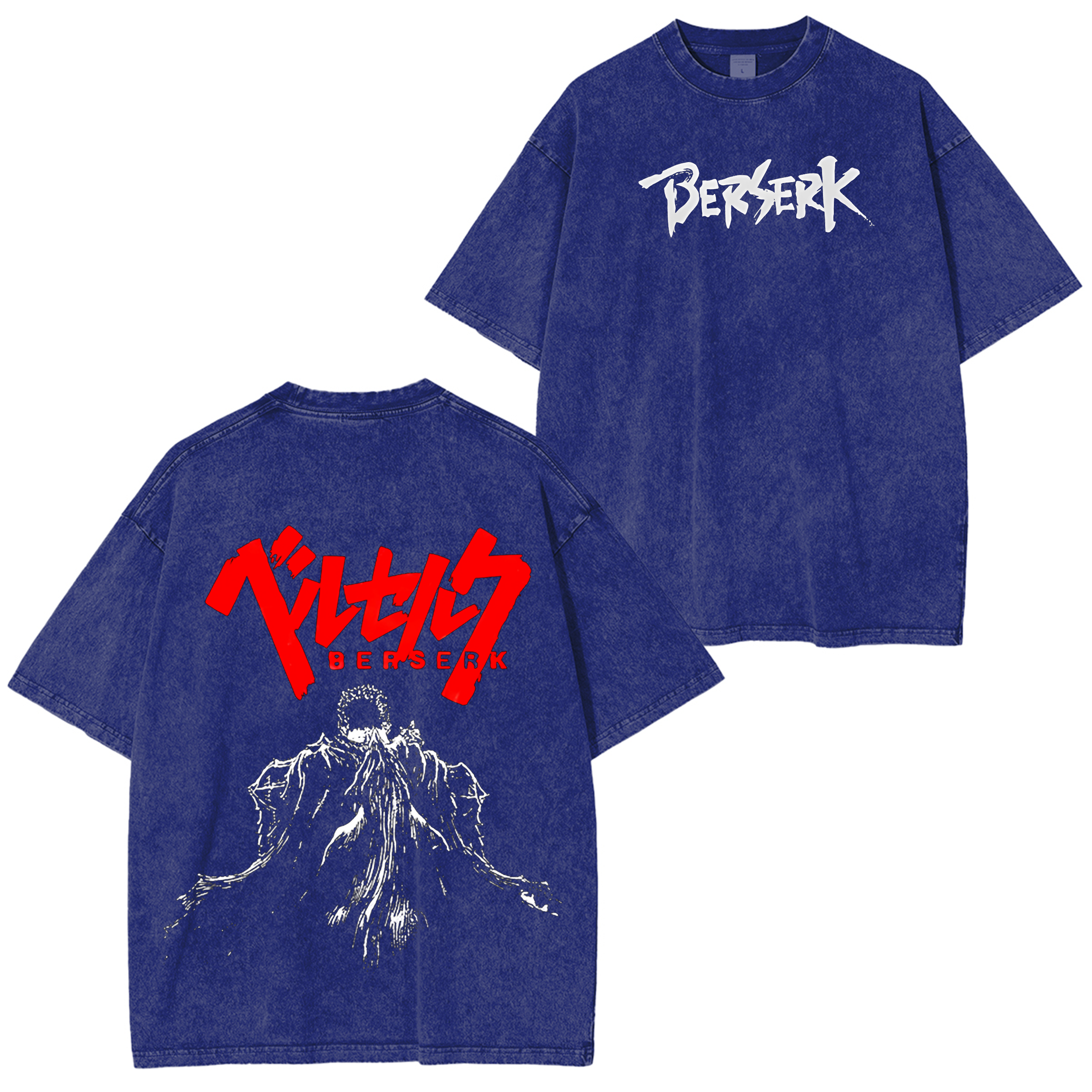 Berserk Anime Unisex Washed T-Shirt