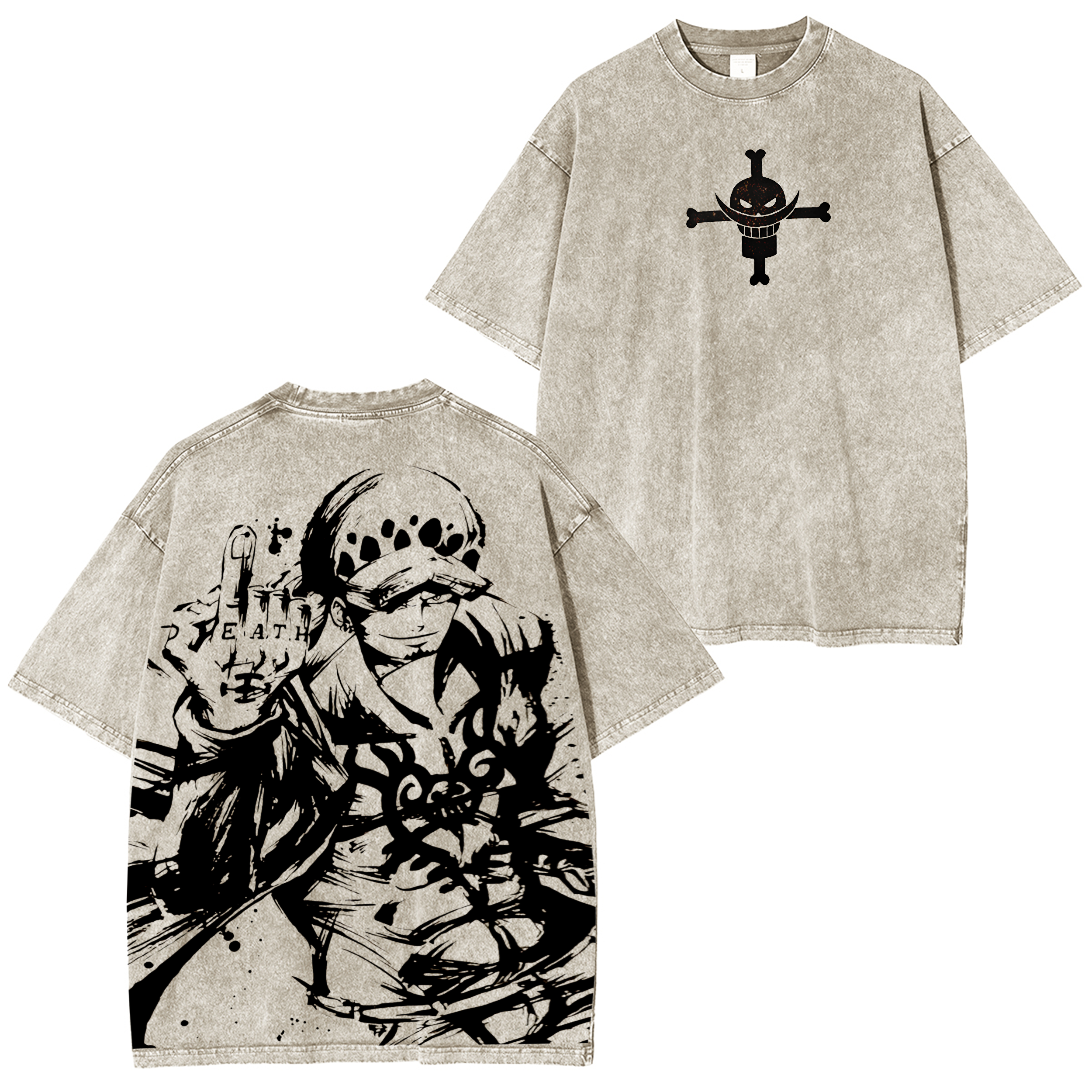 One Piece Unisex Washed T-shirts