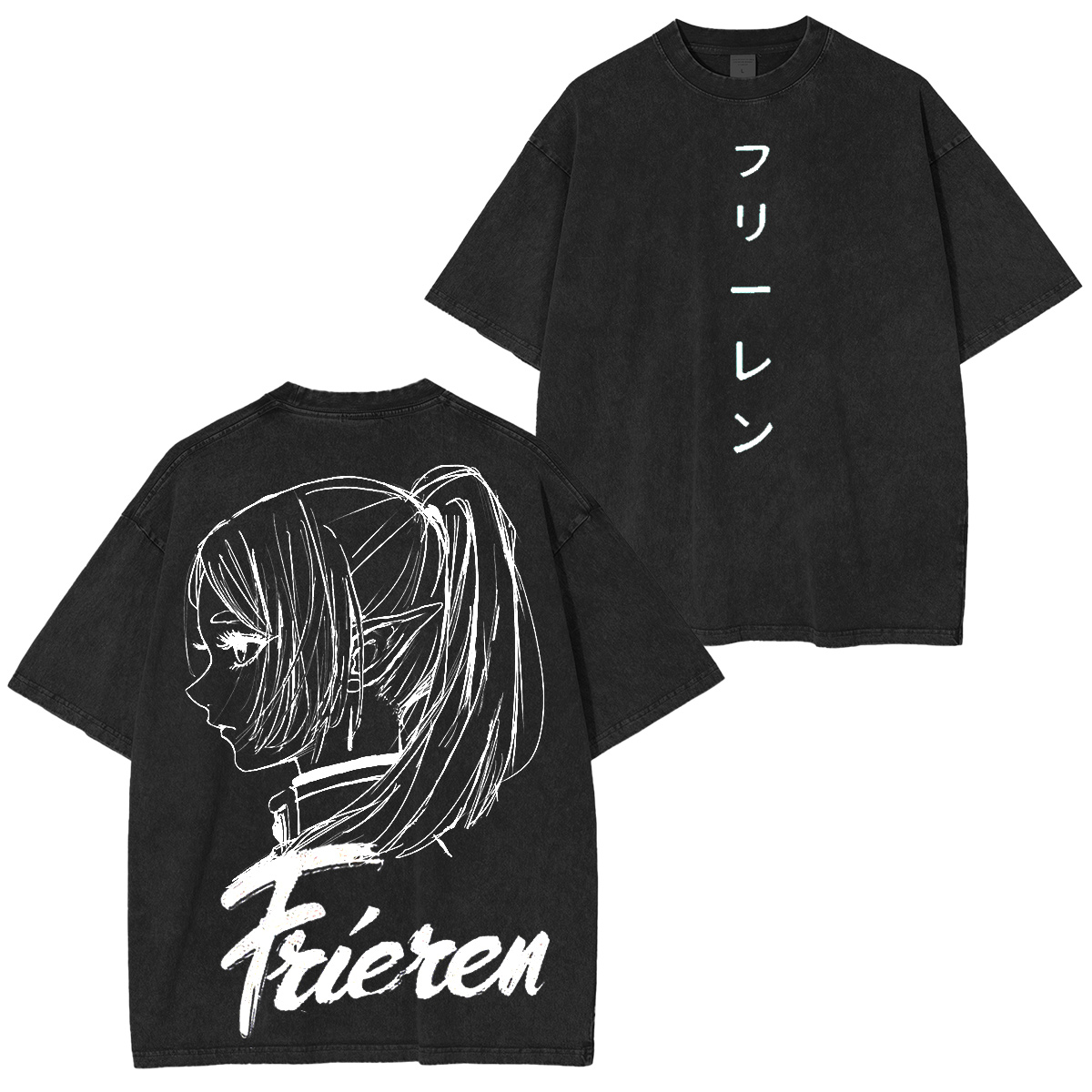  Frieren: Beyond Journey's End Vintage washed T-shirt/Crewneck/Hoodie