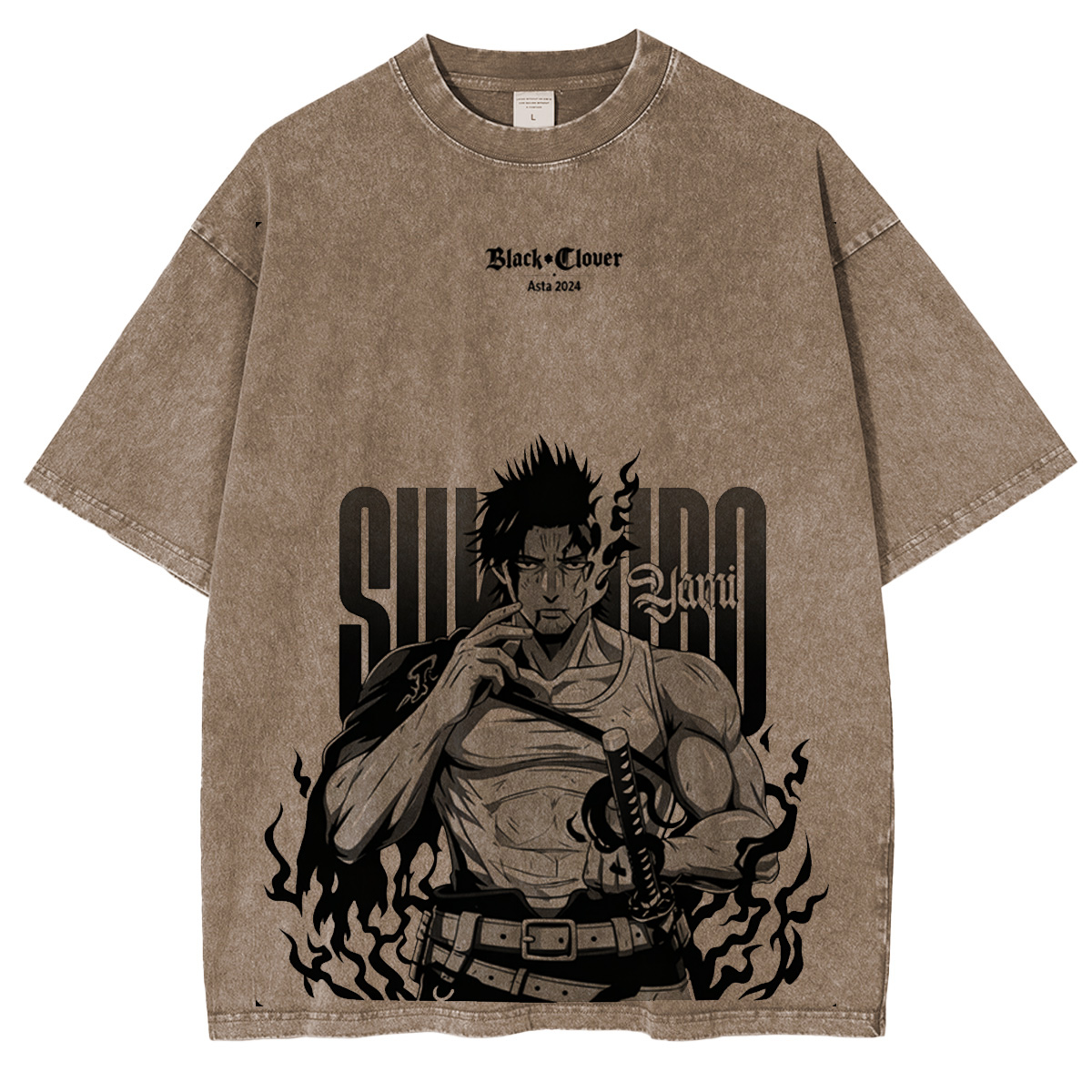 Black Clover Vintage washed T-shirt/Crewneck/Hoodie