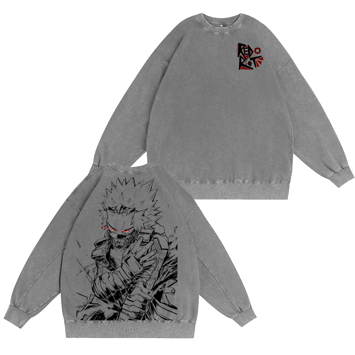 My Hero Academia :redriot Vintage washed T-shirt/Crewneck/Hoodie