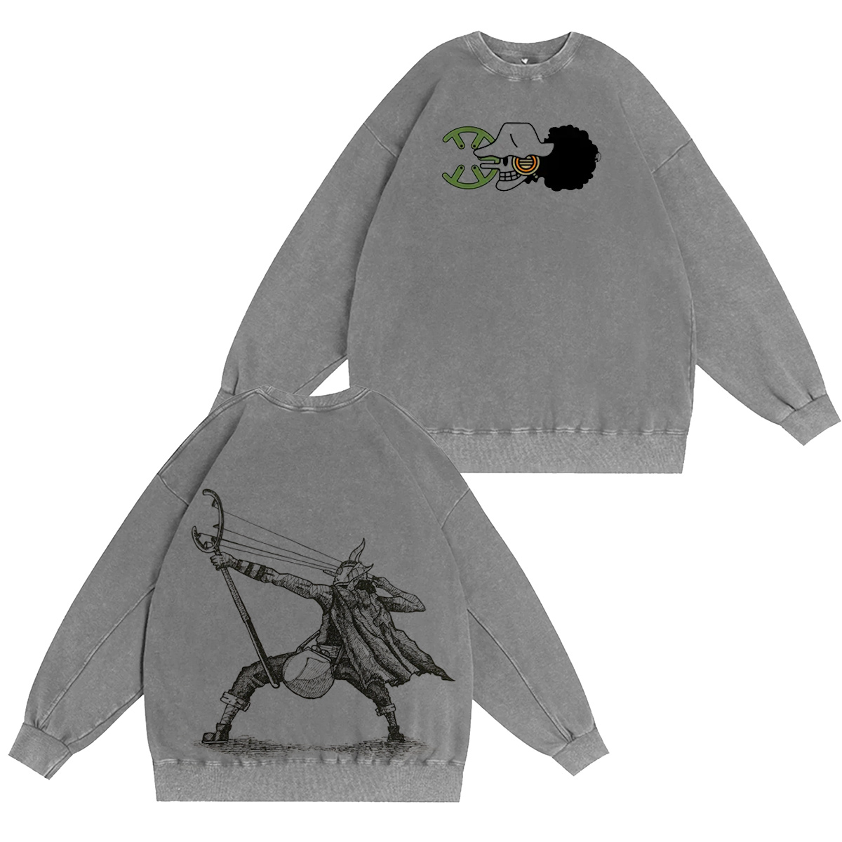 Sniper King Usopp washed T-shirt/Crewneck/Hoodie