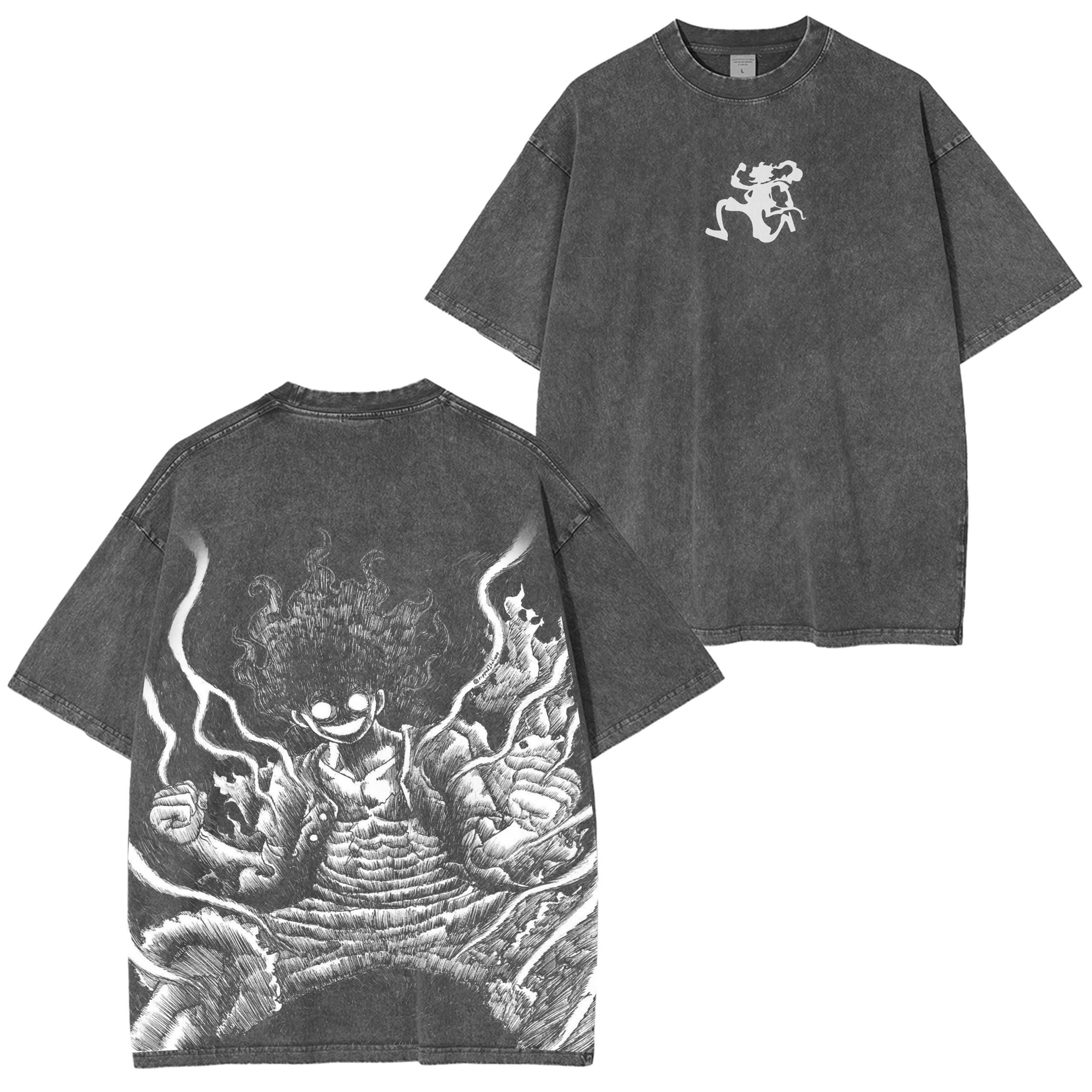 One Piece Vintage Unisex Washed T-Shirt