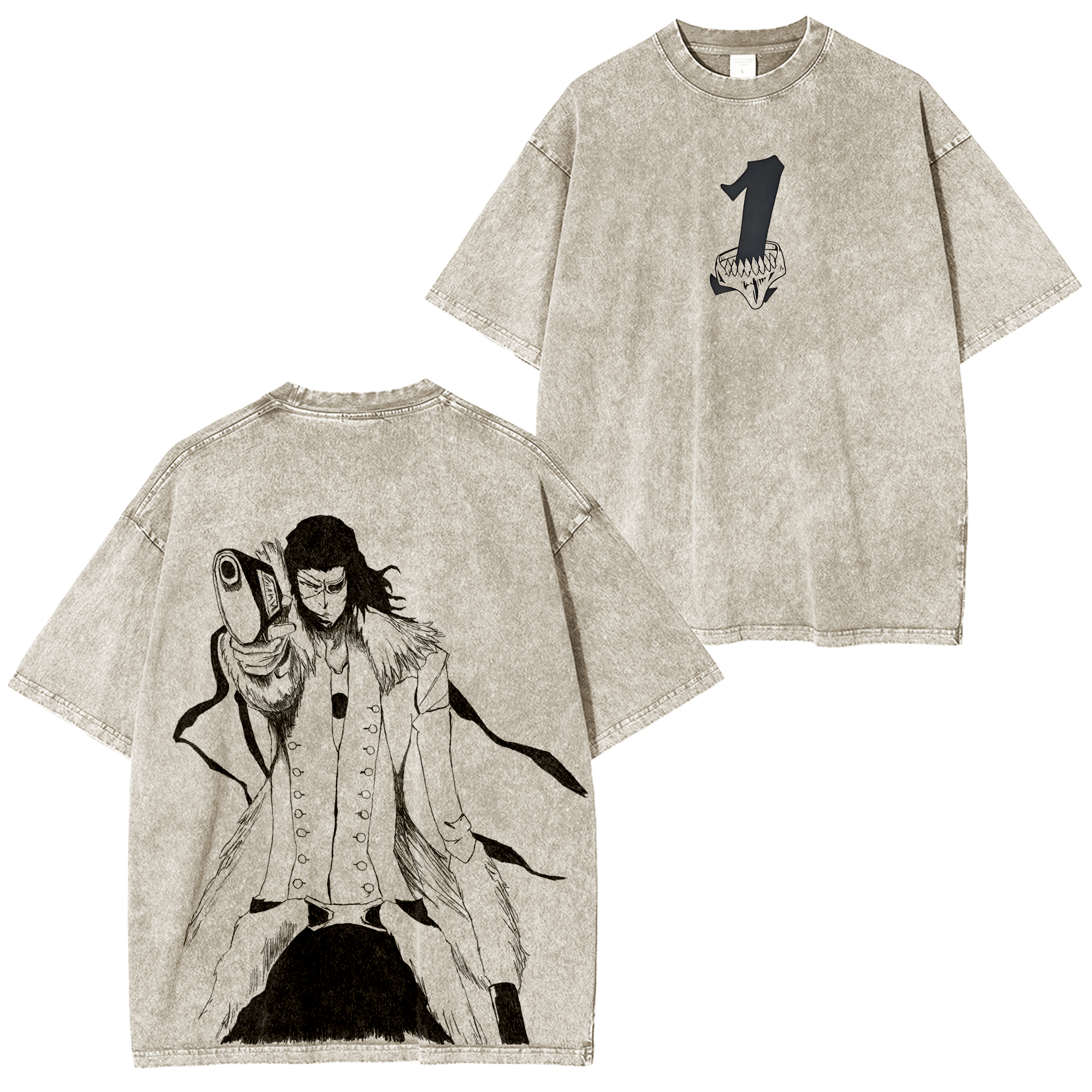 Coyote Starrk-Bleach anime Vintage Oversize Tee