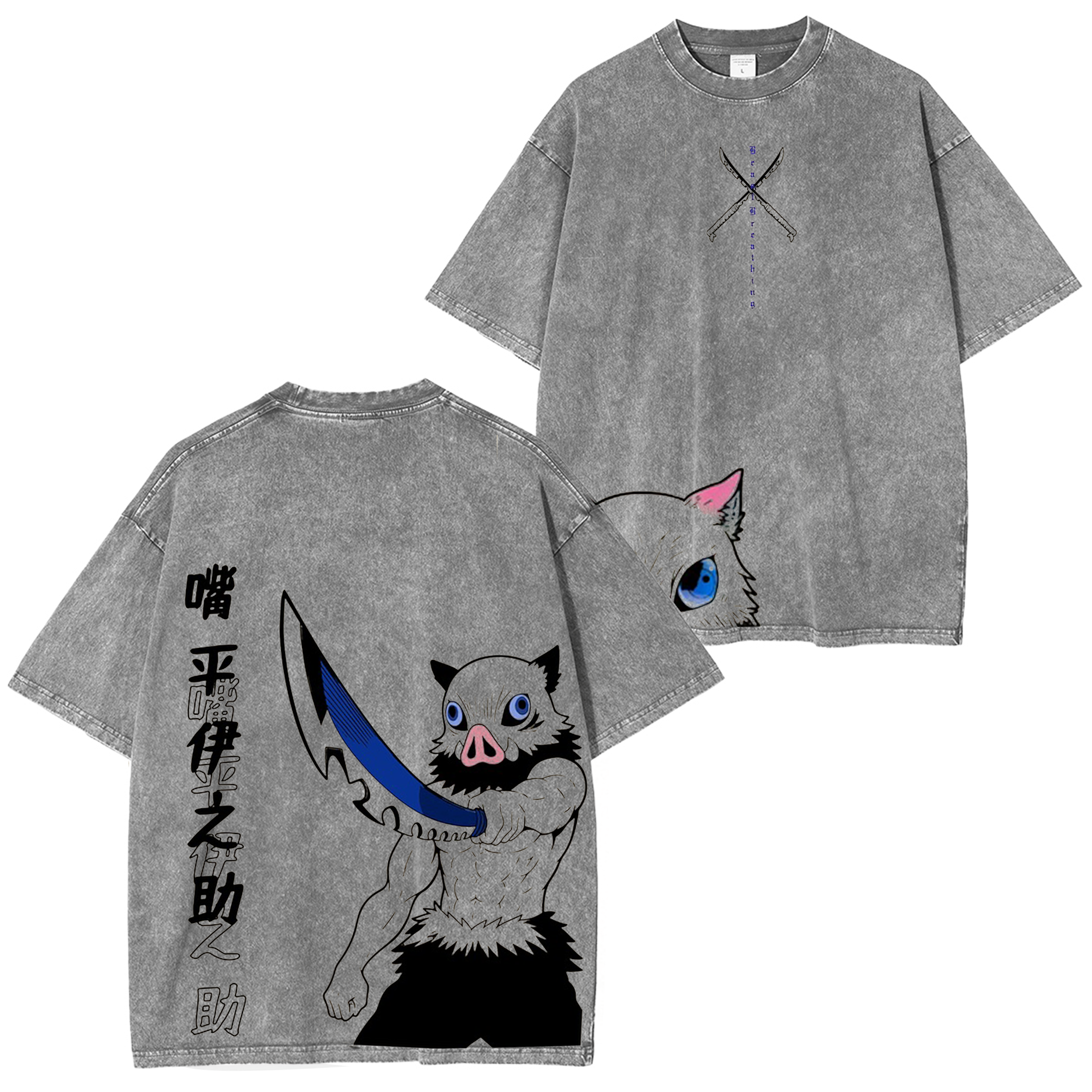 Demon Slayer Vintage Oversize Tee