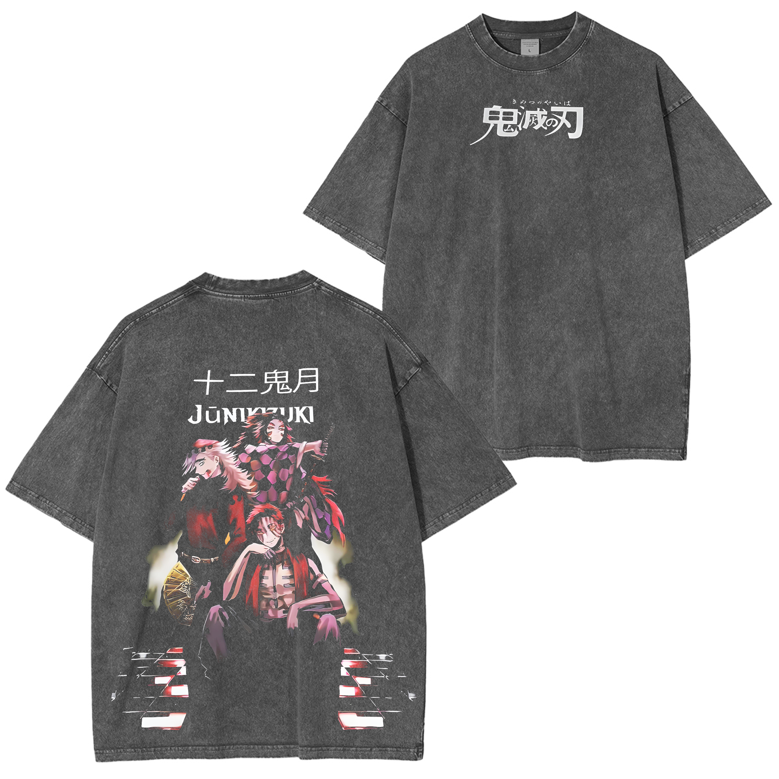 Demon Slayer Anim Oversize Washed T-Shirt