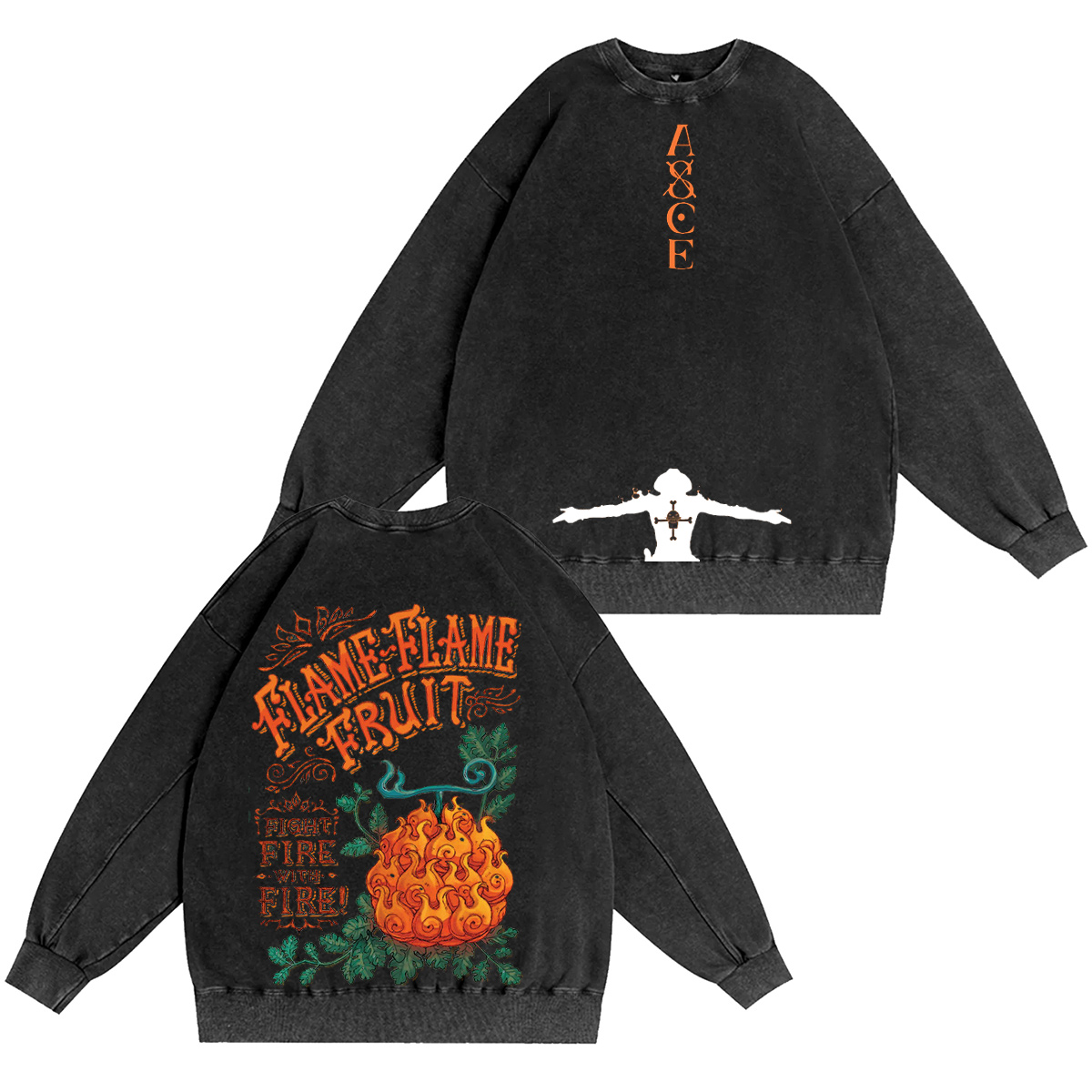 OnePiece : portgasdace Vintage washed T-shirt/Crewneck/Hoodie
