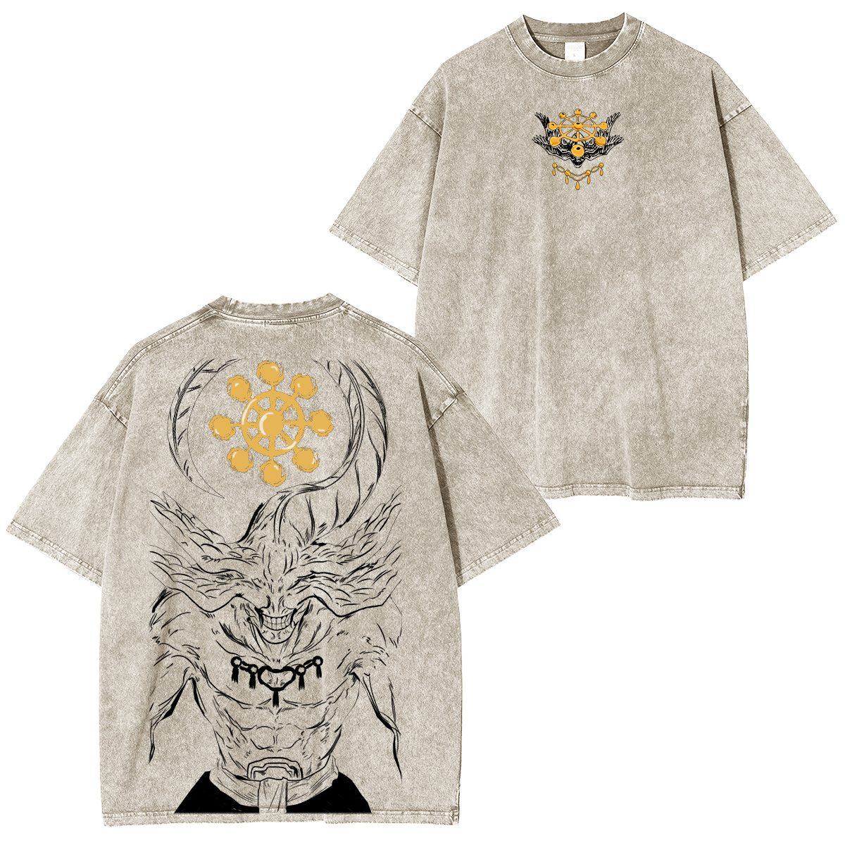 Jujutsu Kaisen :Makora Vintage washed T-shirt/Crewneck/Hoodie