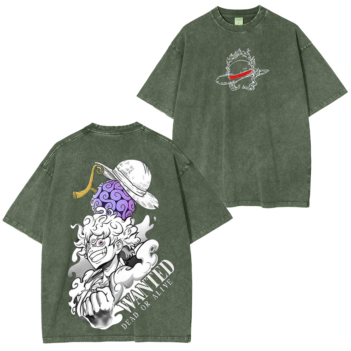 One Piece Vintage Washed Unisex T-Shirt