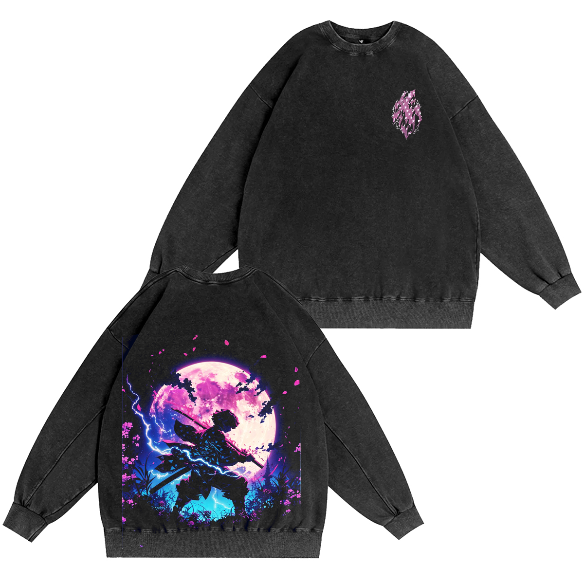 Demon Slayer Vintage Washed T-shirt/Crewneck/Hoodie