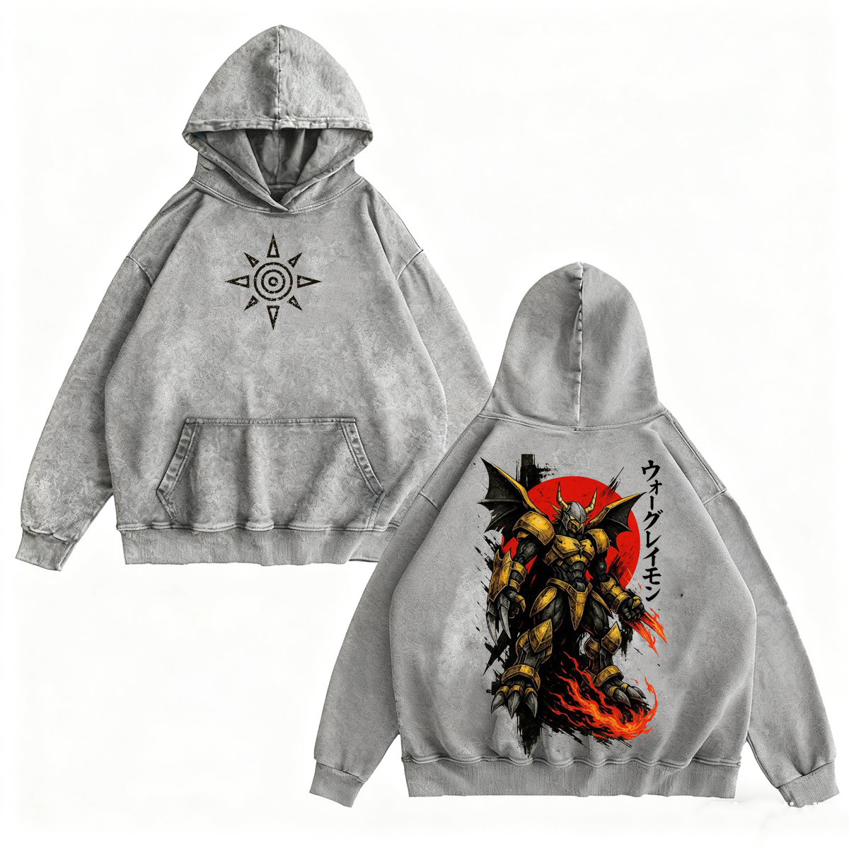 WarGreymon Digimon Vintage T-shirt/Crewneck/Hoodie