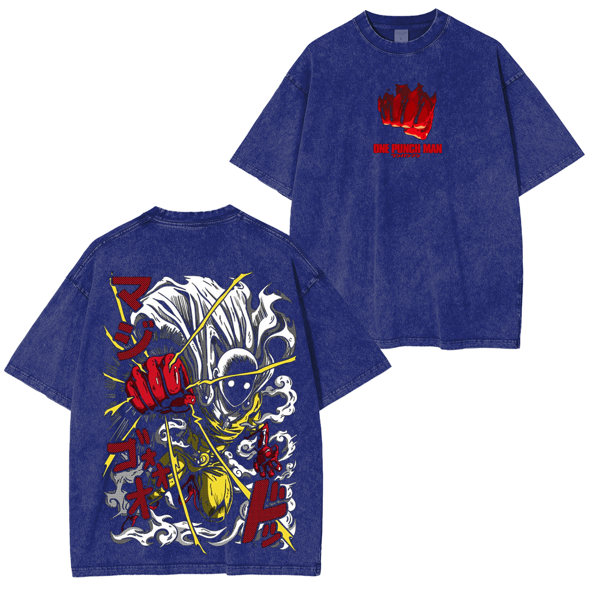 One-Punch Man Vintage Washed T-shirt/Crewneck/Hoodie