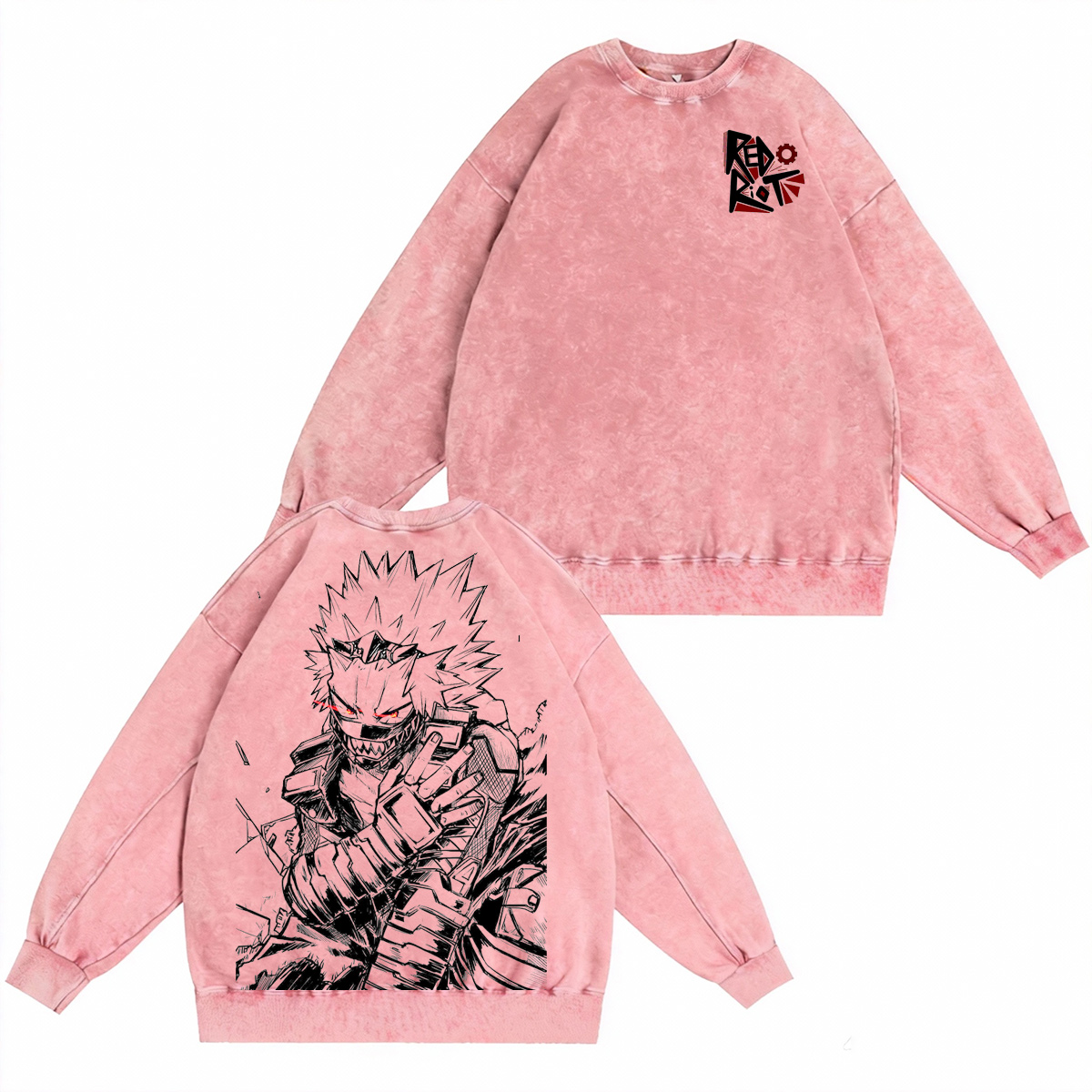 My Hero Academia :redriot Vintage washed T-shirt/Crewneck/Hoodie