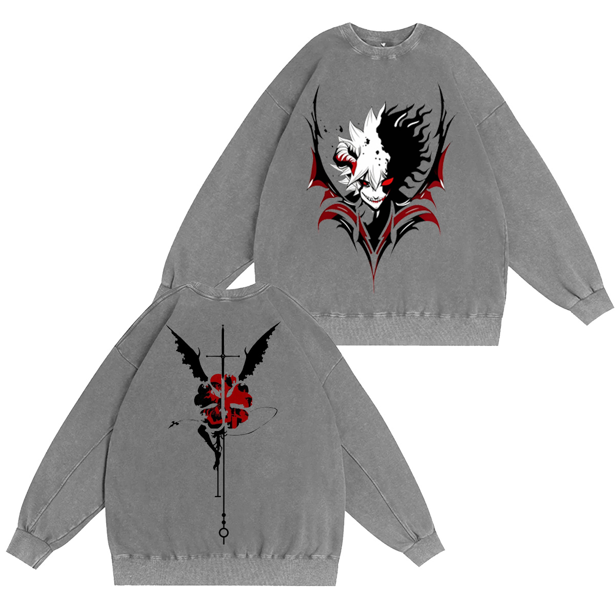 Black Clover Vintage washed T-shirt/Crewneck/Hoodie