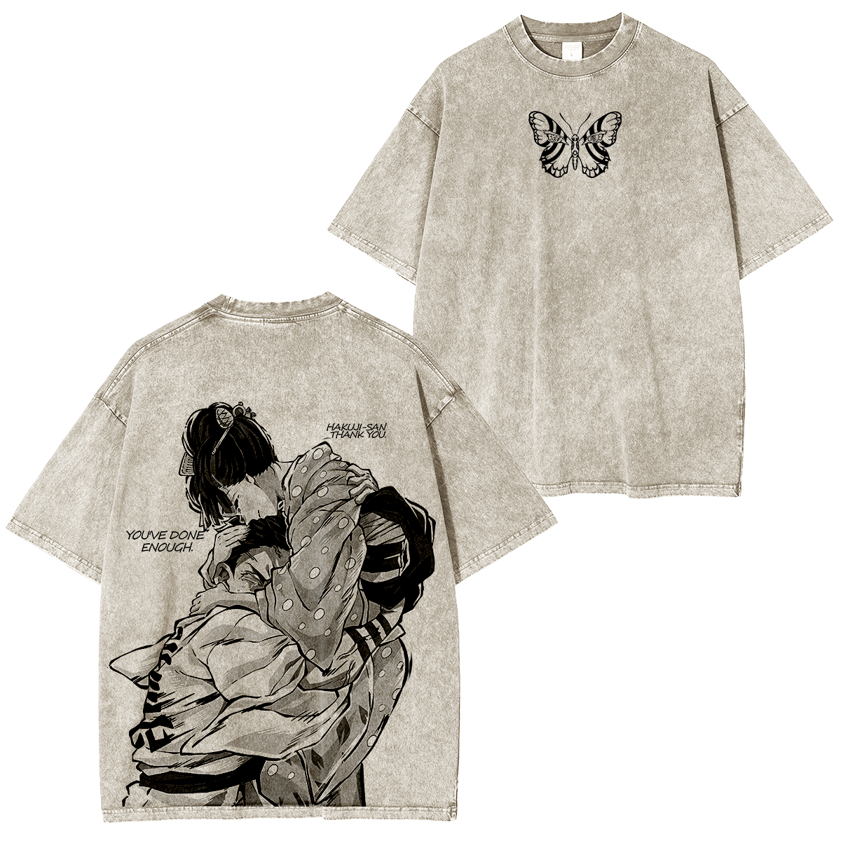 Akaza Demonslayer Vintage Tee