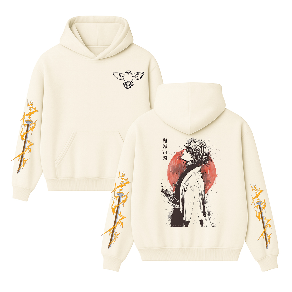 Zenitsu  Demon Slayer Anime Unisex  Crewneck Sweatshirt