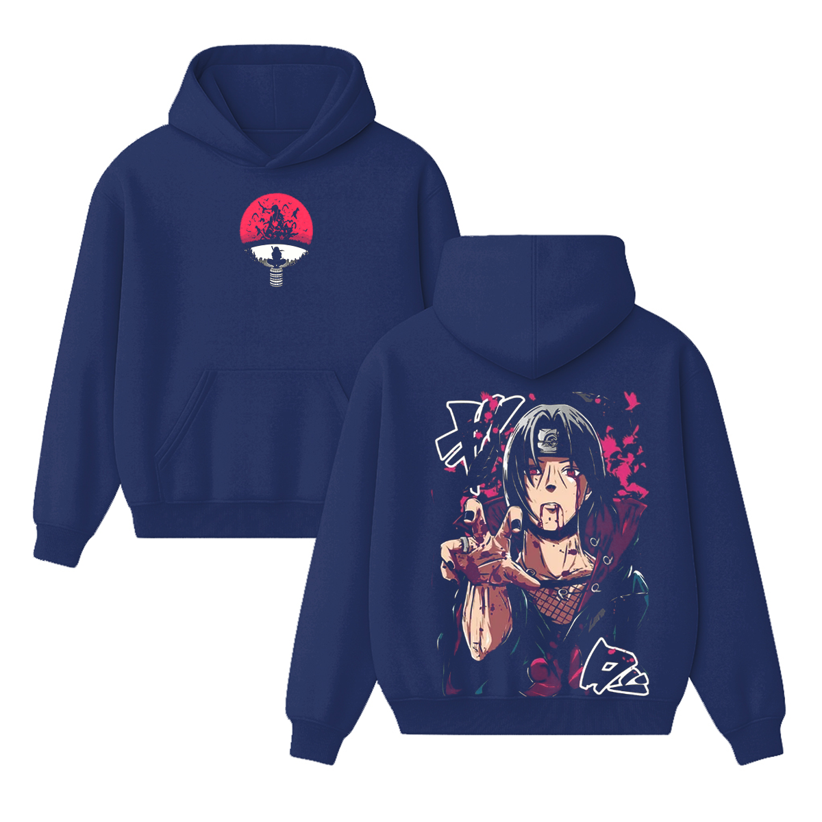Itachi Uchiha-Naruto Vintage Hoodie