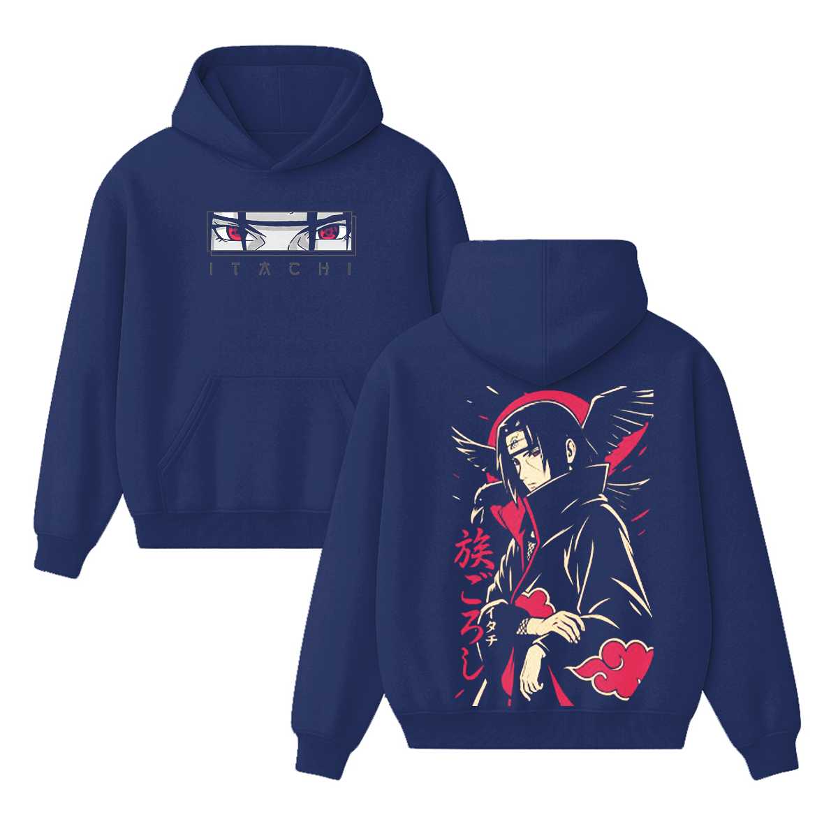 Itachi Uchiha-Naruto Vintage Hoodie