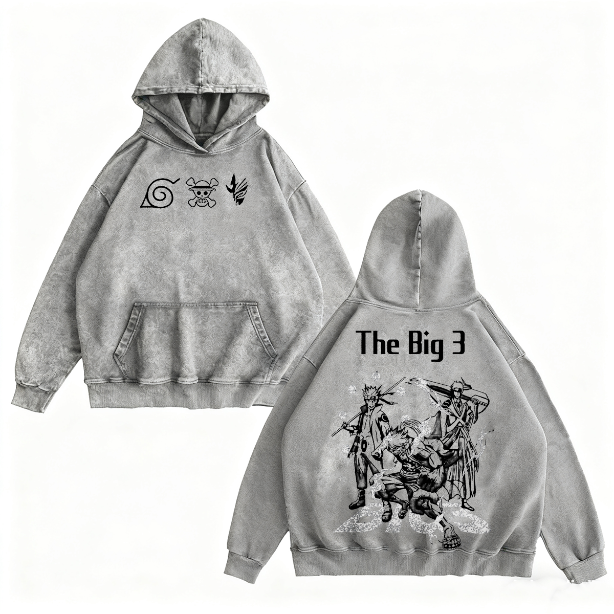 The Big 3 Vintage Washed T-shirt/Crewneck/Hoodie