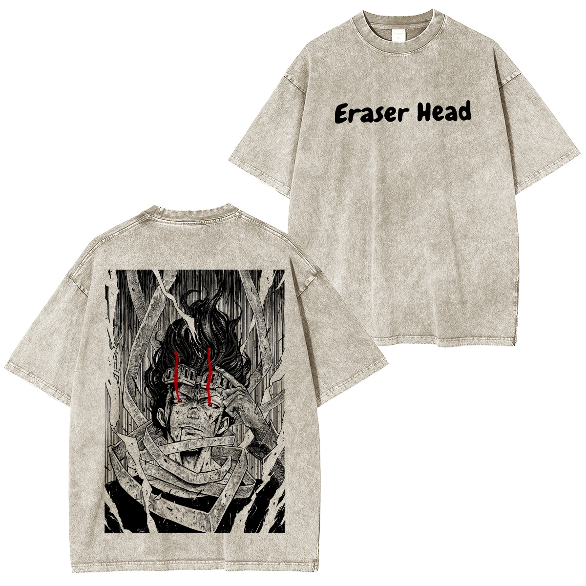 Shota Aizawa,My Hero Academia Anime Washed Unisex T-Shirt