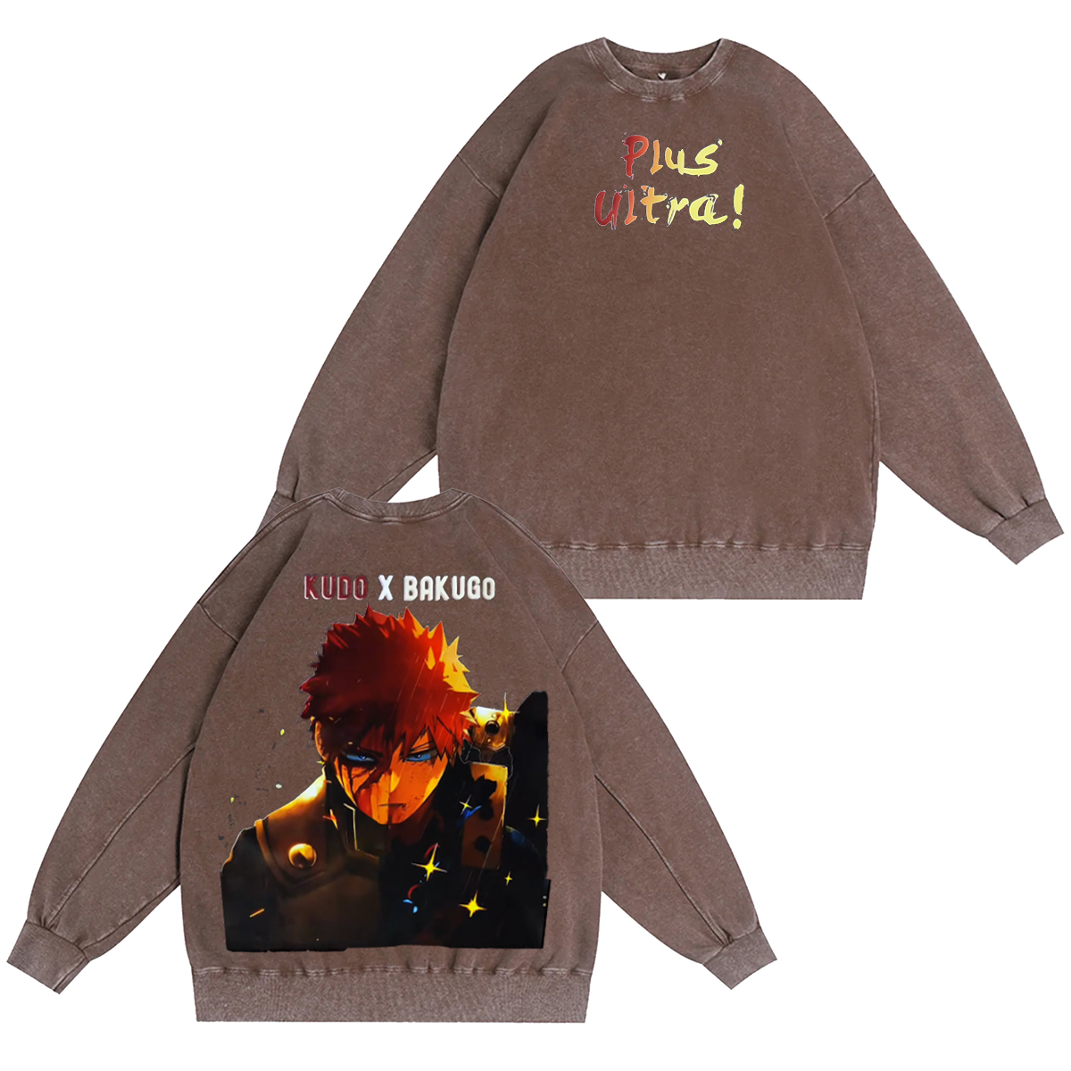 My Hero Academia Vintage Washed T-shirt/Crewneck/Hoodie