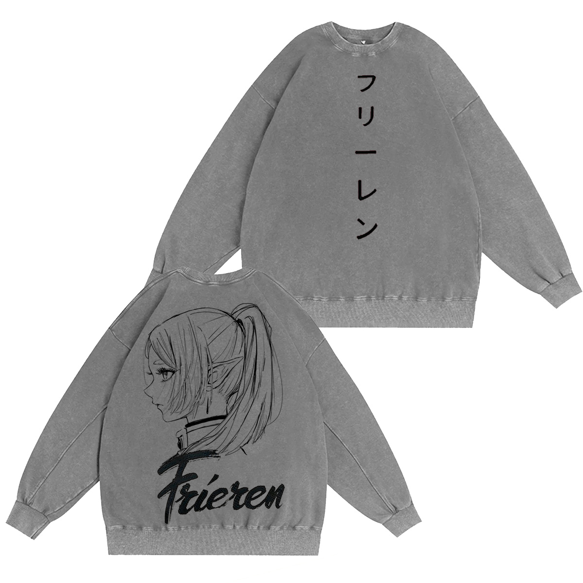  Frieren: Beyond Journey's End Vintage washed T-shirt/Crewneck/Hoodie