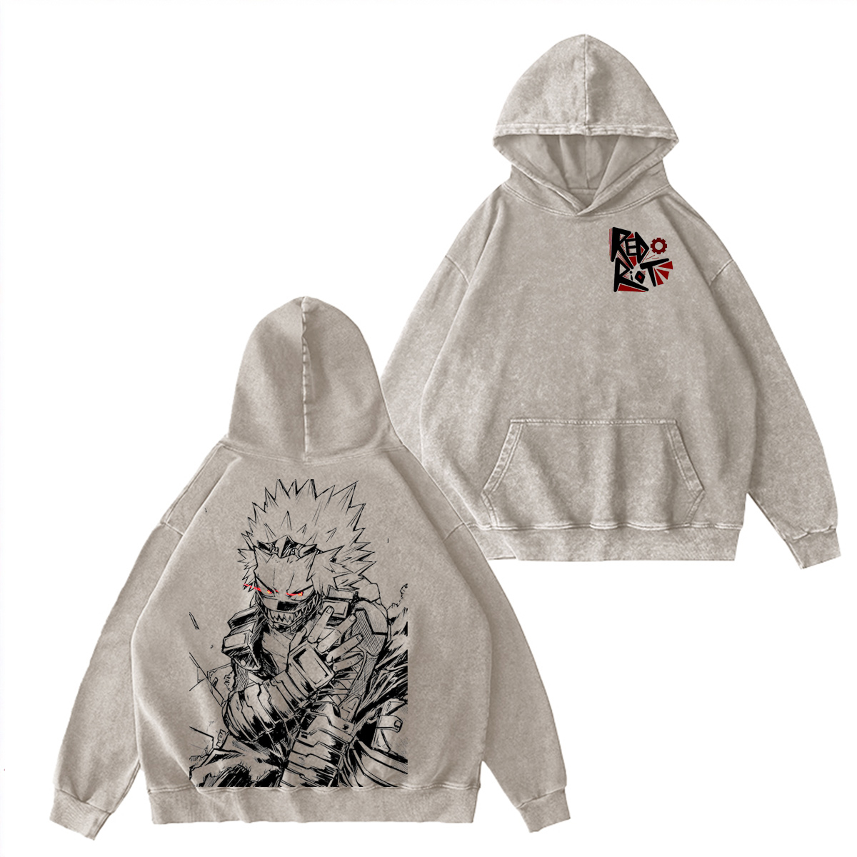 My Hero Academia :redriot Vintage washed T-shirt/Crewneck/Hoodie