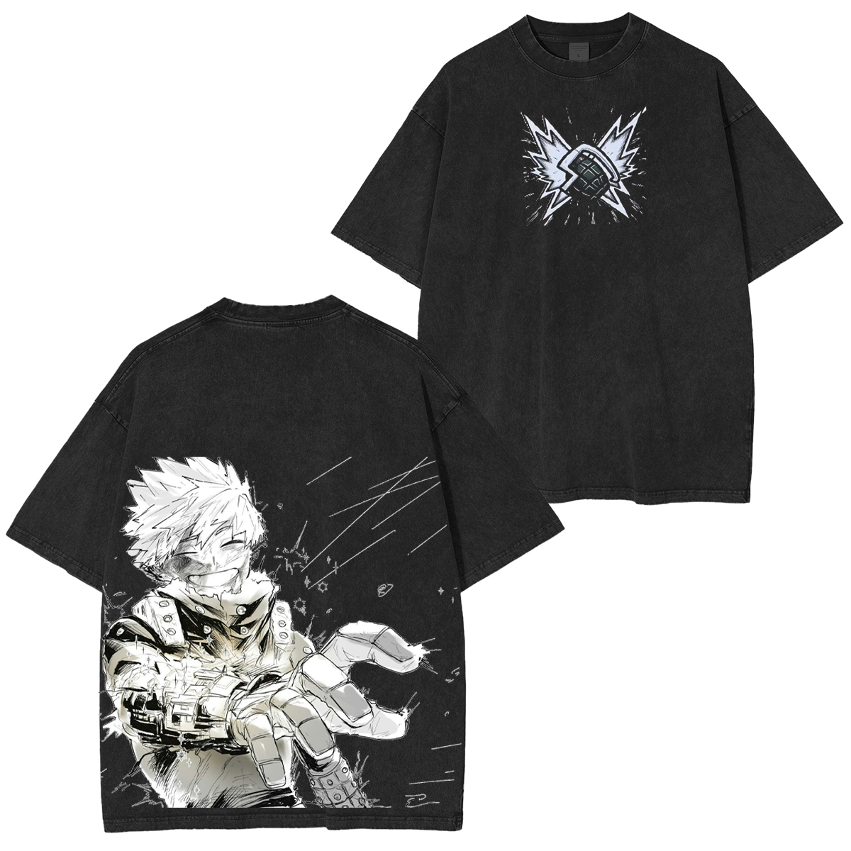 My Hero Academia Vintage Washed T-shirt/Crewneck/Hoodie