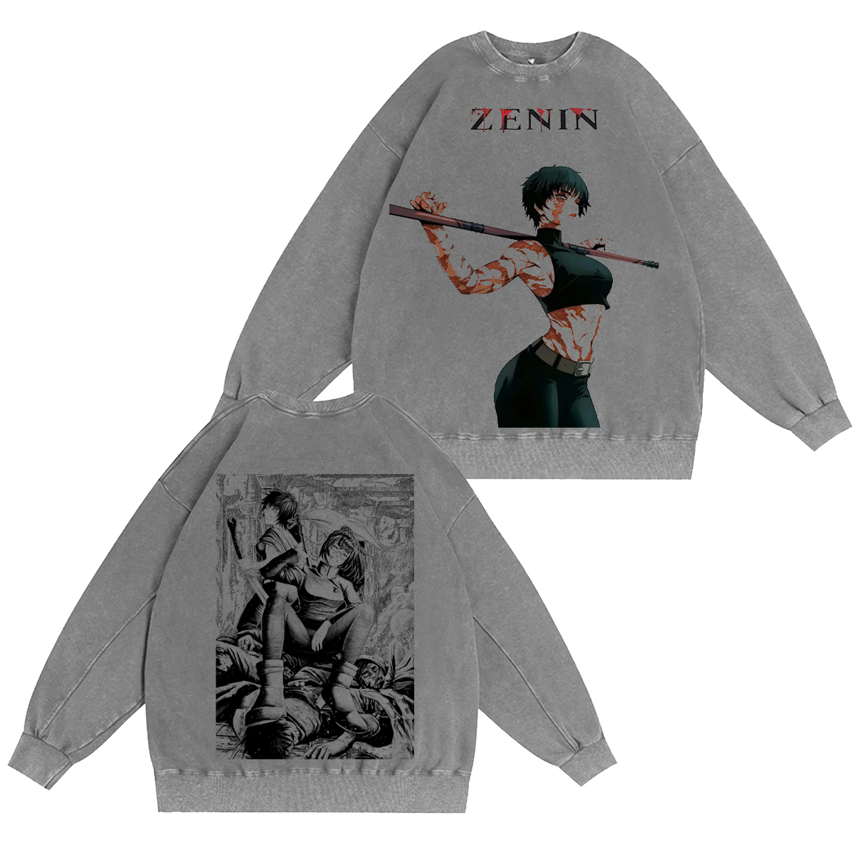 Jujutsu Kaisen Vintage Washed T-shirt/Crewneck/Hoodie