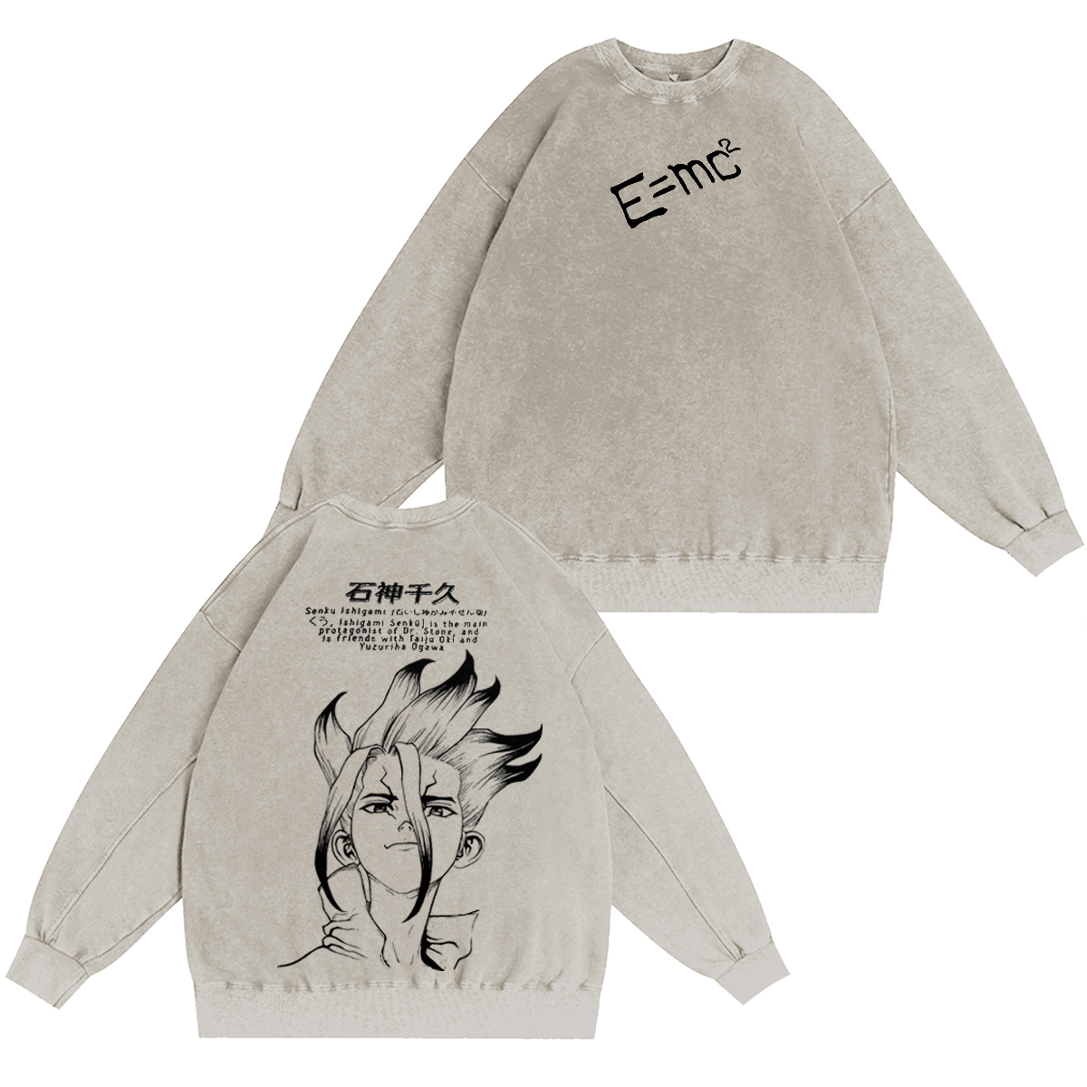 Dr.STONE Vintage Washed T-shirt/Crewneck/Hoodie
