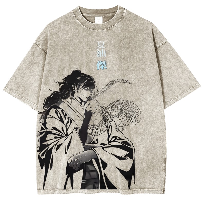 Anime Jujutsu Kaisen Washed Unisex T-Shirt