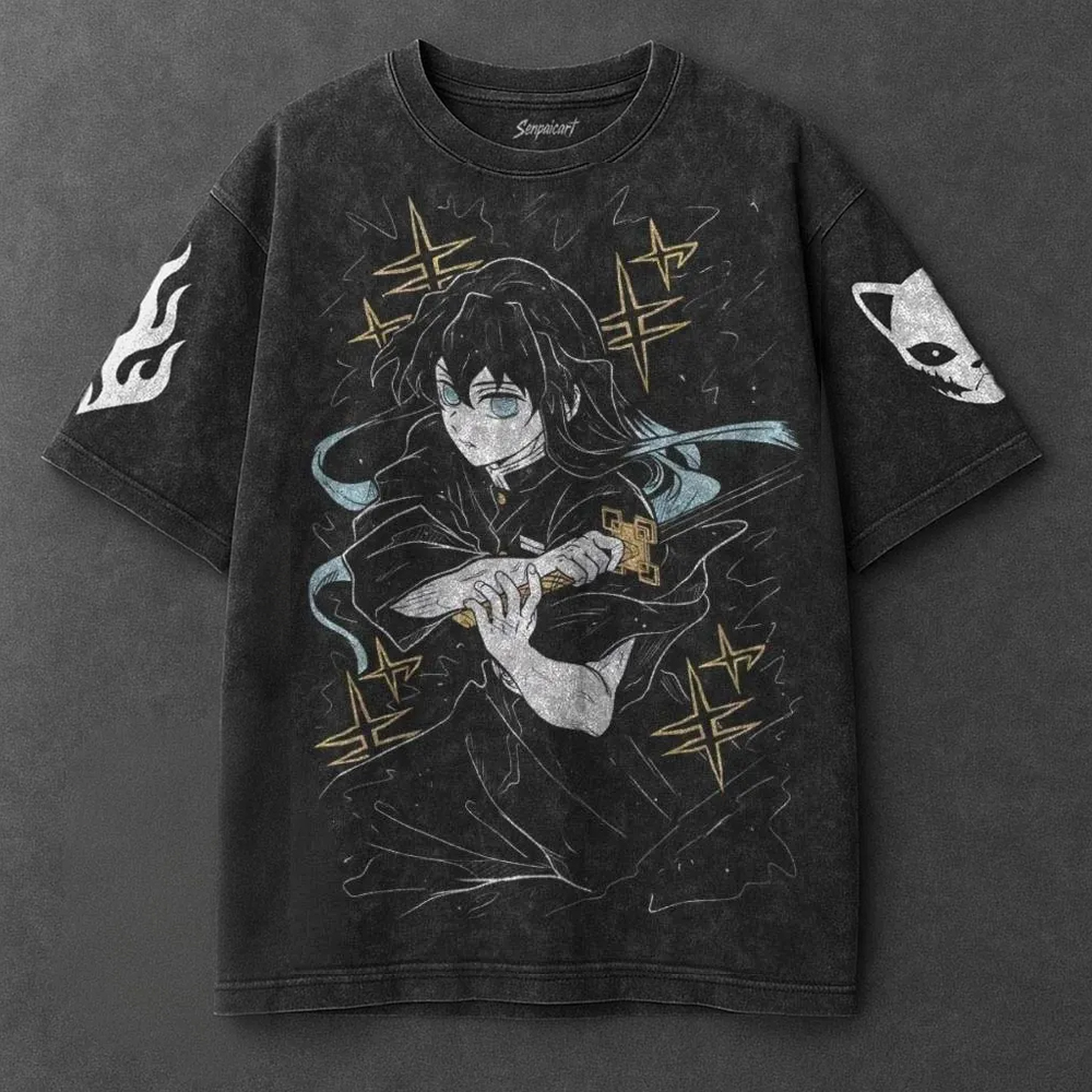 Demon Slayer: Kimetsu no Yaiba Retro Anime Tee