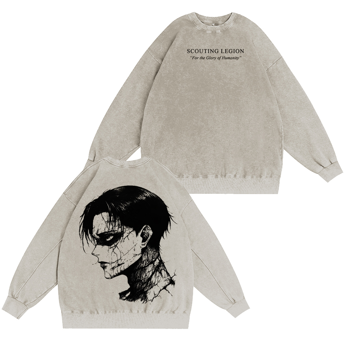 Attack on Titan Washed T-shirt/Crewneck/Hoodie