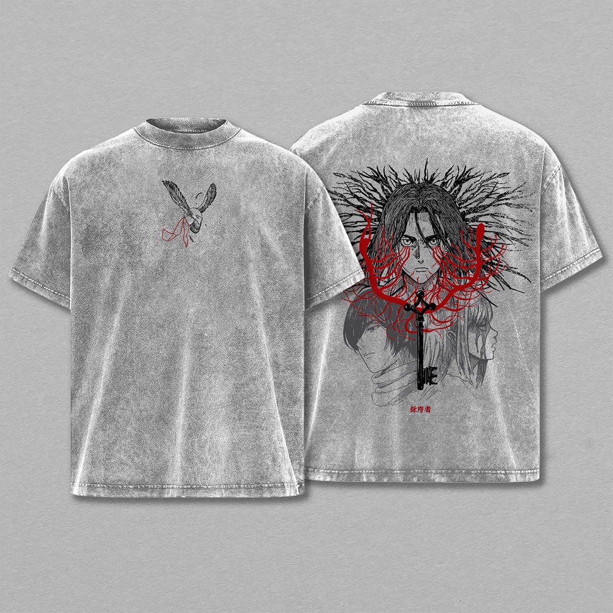 Attack on Titan Washed T-shirt/Crewneck/Hoodie