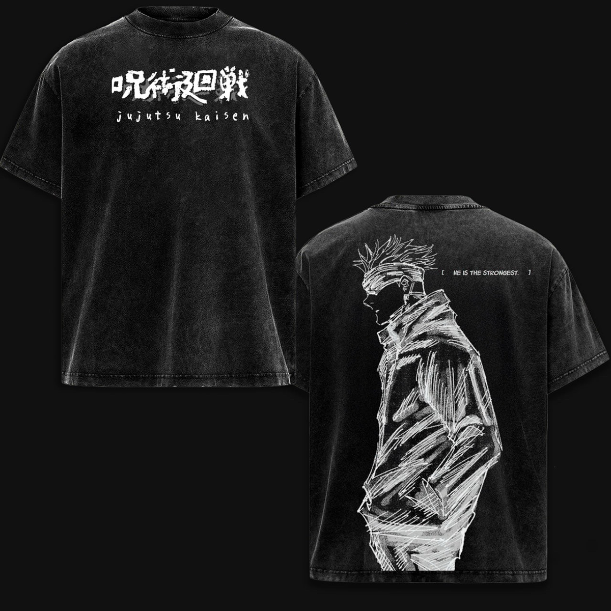 Jujutsu Kaisen Satoru Gojou Washed T-shirt/Crewneck/Hoodie