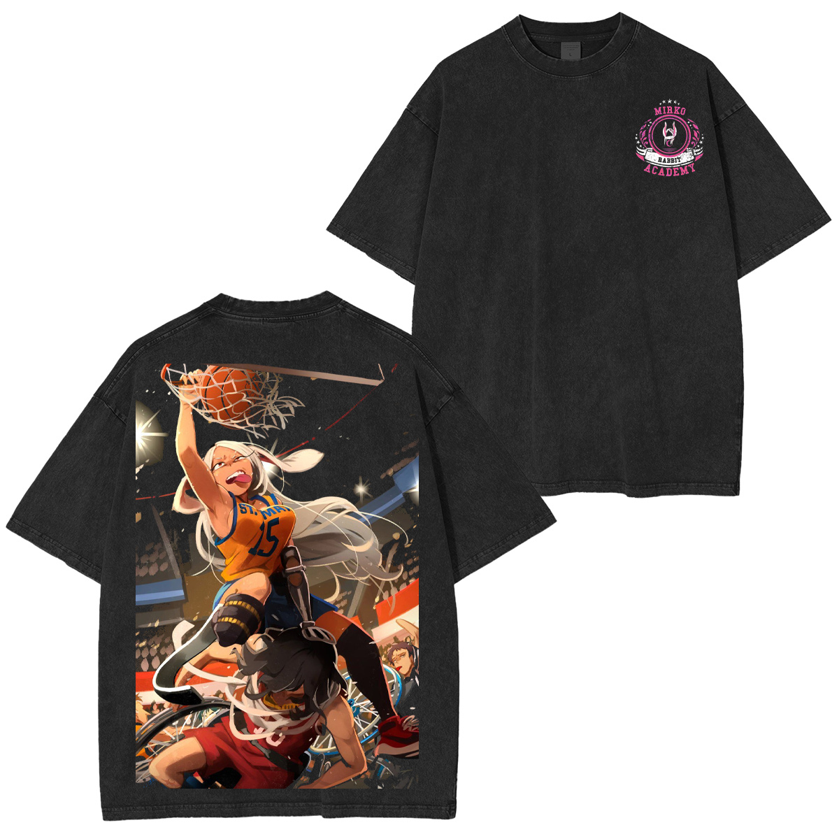 My Hero Academia Vintage Washed T-shirt/Crewneck/Hoodie