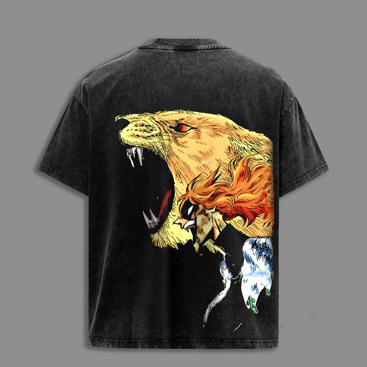 Black Clover Anime Vintage Washed T-shirt/Crewneck/Hoodie