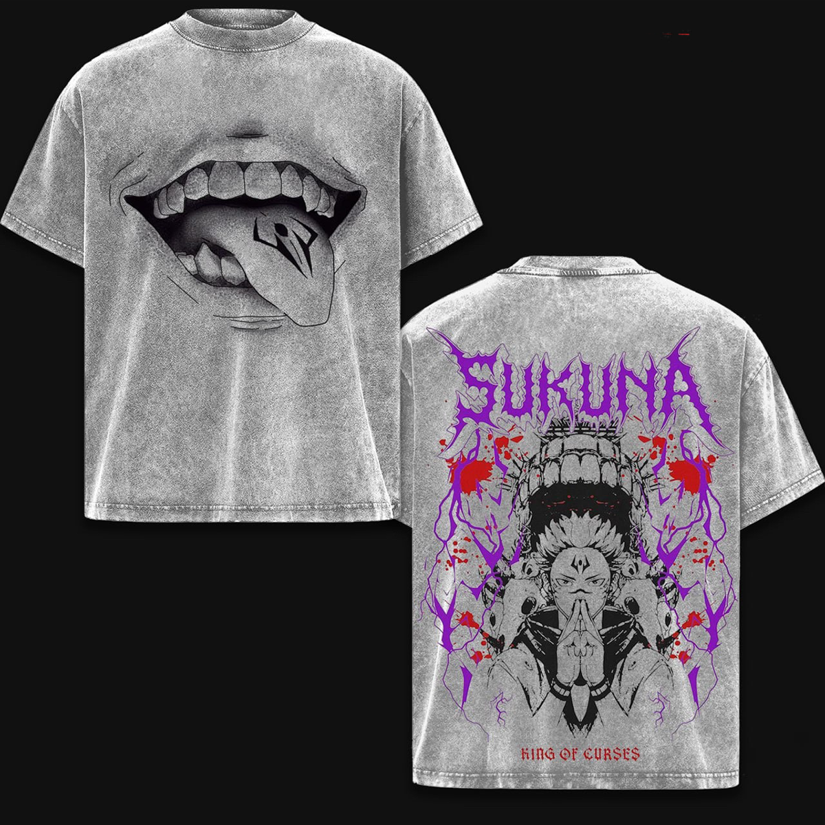 Sukuna Washed T-shirt/Crewneck/Hoodie
