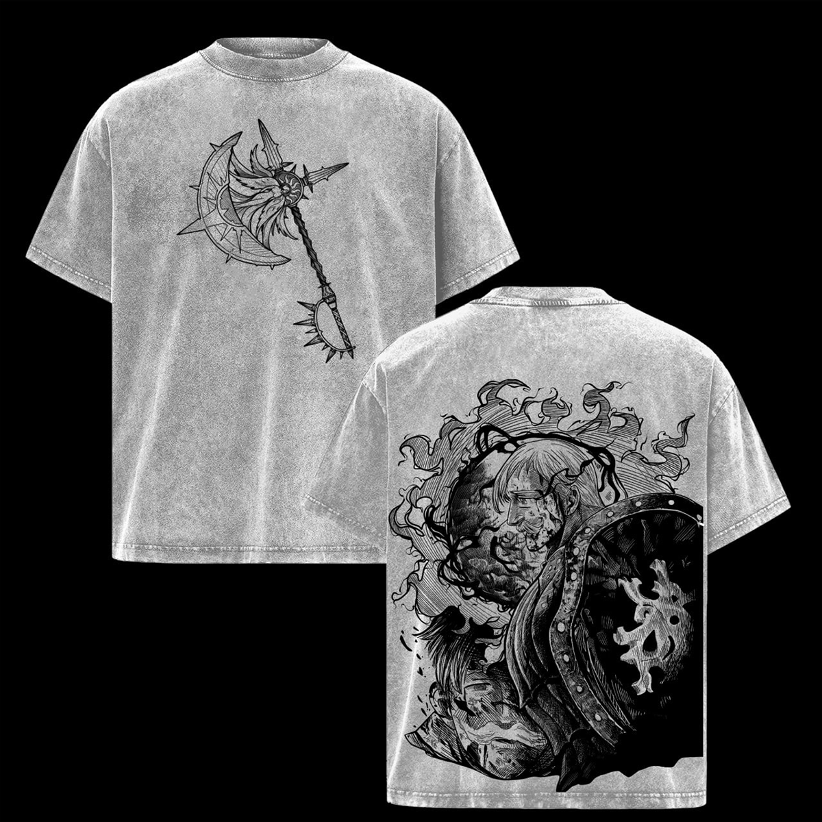 Escanor Nanatsu no Taizai Washed T-shirt/Crewneck/Hoodie