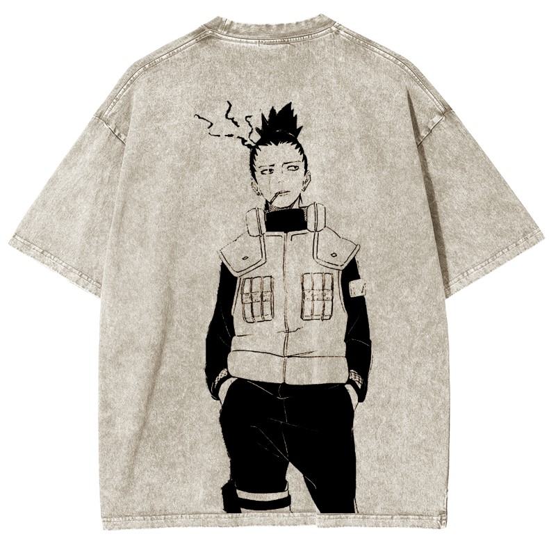Shikamaru Nara Unisex Vintage Anime T-shirt