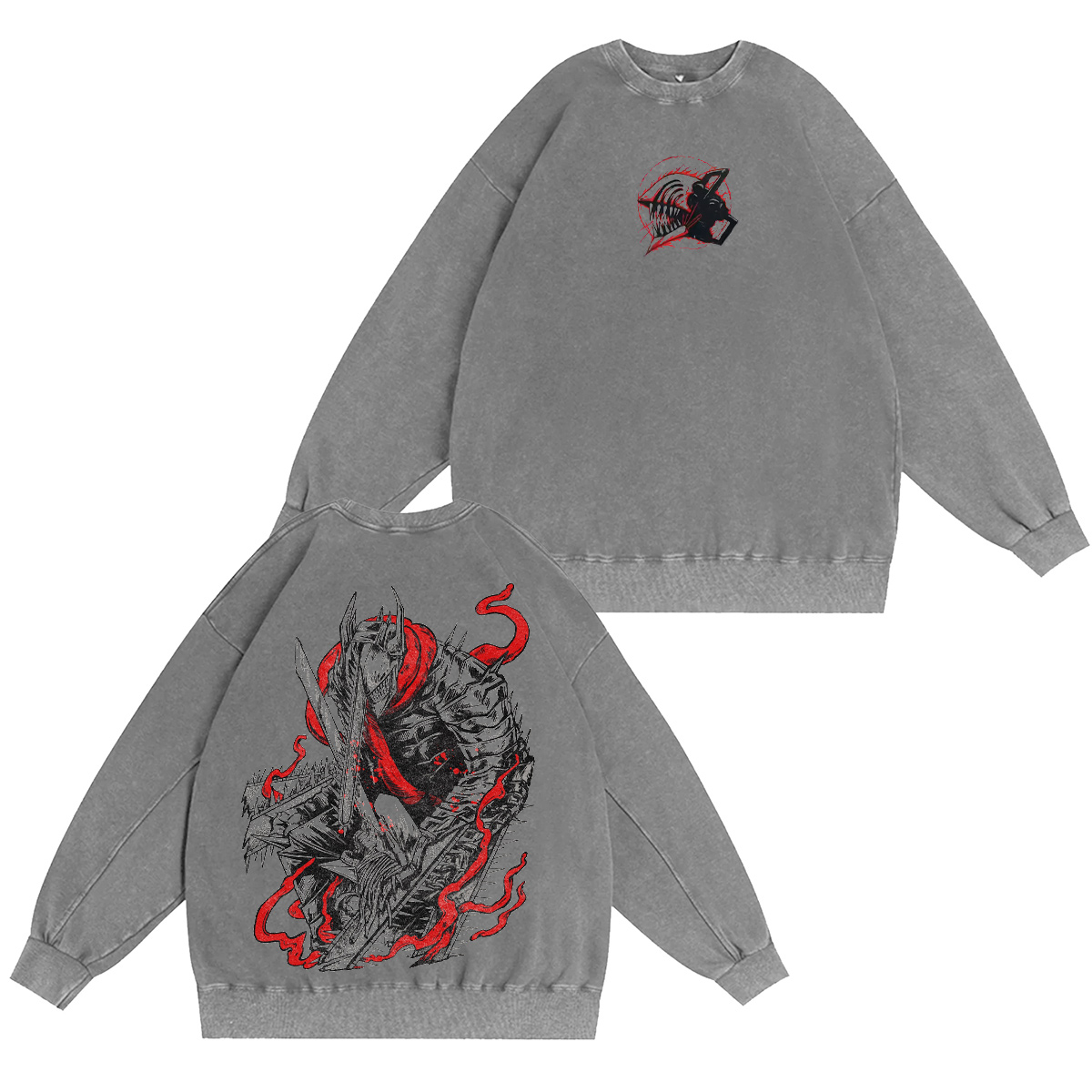 Chainsaw Man Devil Vintage Washed T-shirt/Crewneck/Hoodie