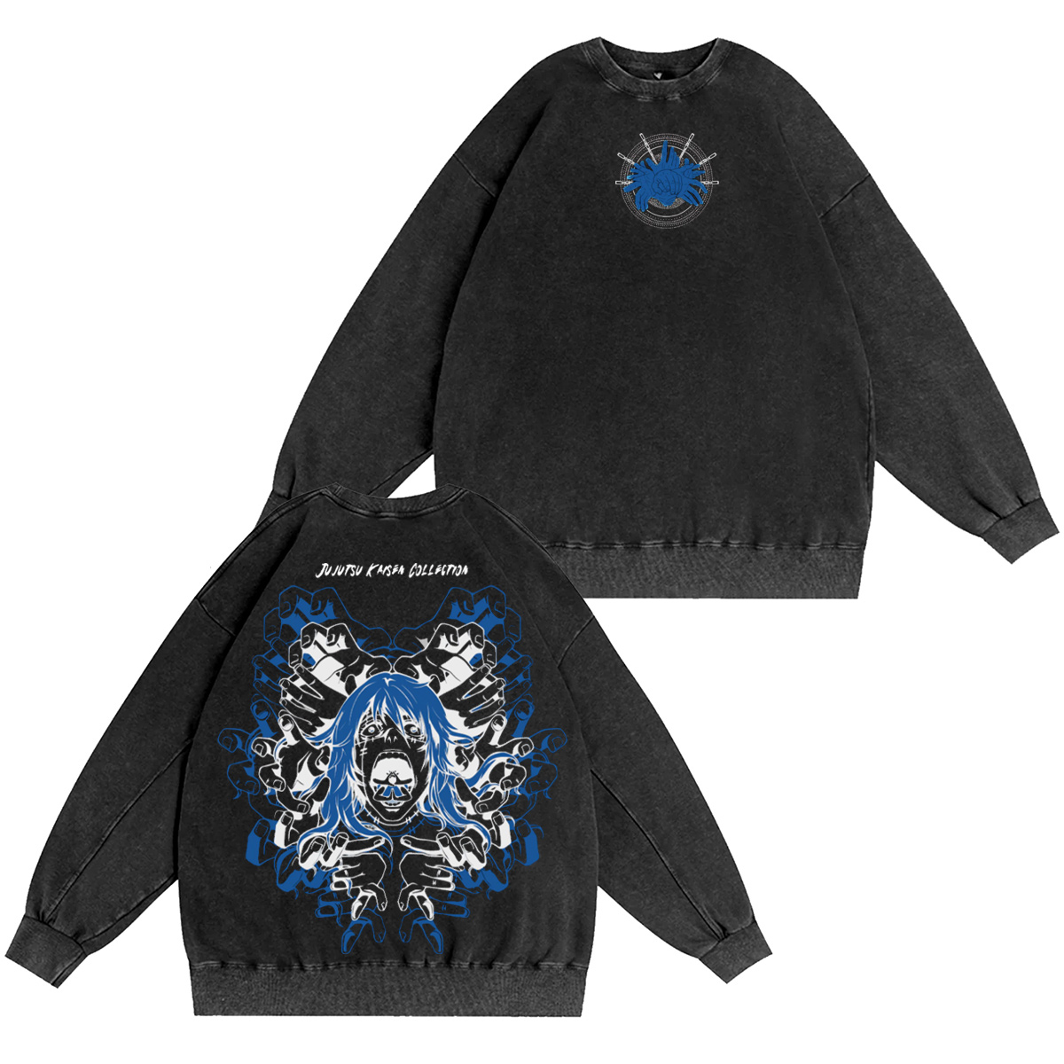 Mahito Jujutsu Kaisen Vintage Washed T-shirt/Crewneck/Hoodie