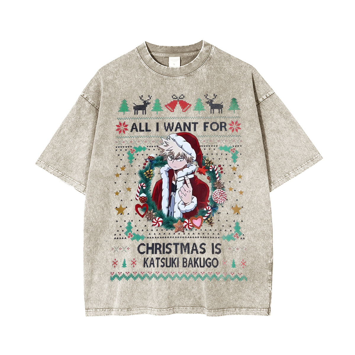 My Hero Academia Vintage Washed T-shirt/Crewneck/Hoodie