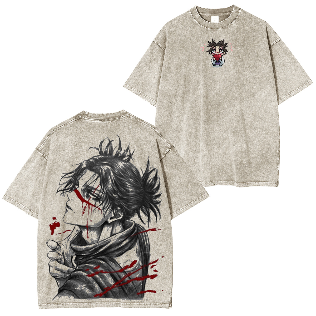 Kenjaku Jujutsu Kaisen Vintage Washed T-shirt/Crewneck/Hoodie