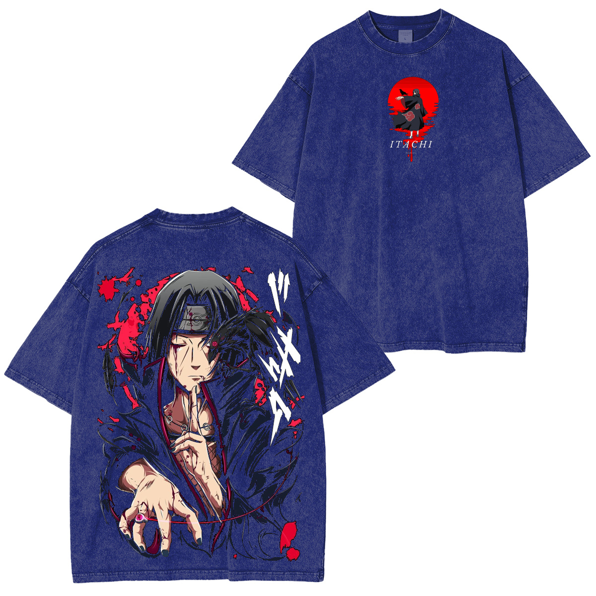 Itachi Uchiha Naruto Vintage Washed T-shirt/Crewneck/Hoodie