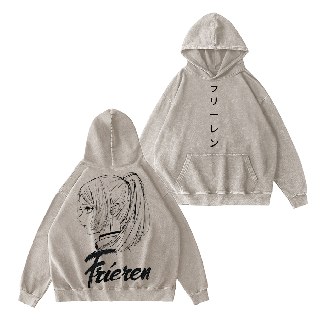  Frieren: Beyond Journey's End Vintage washed T-shirt/Crewneck/Hoodie
