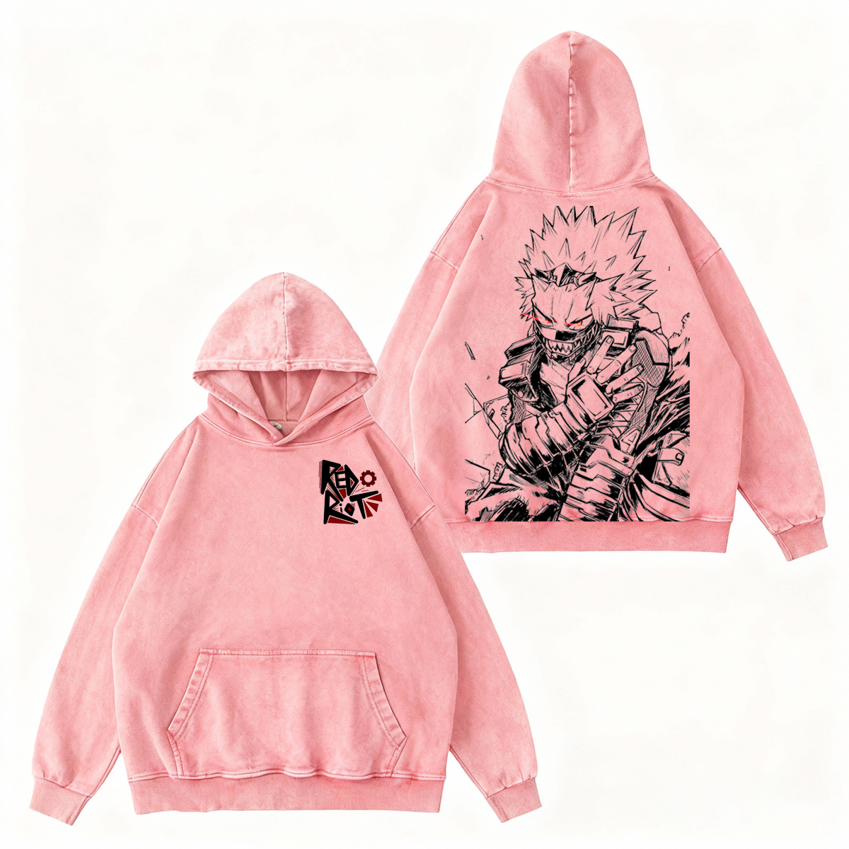 My Hero Academia :redriot Vintage washed T-shirt/Crewneck/Hoodie